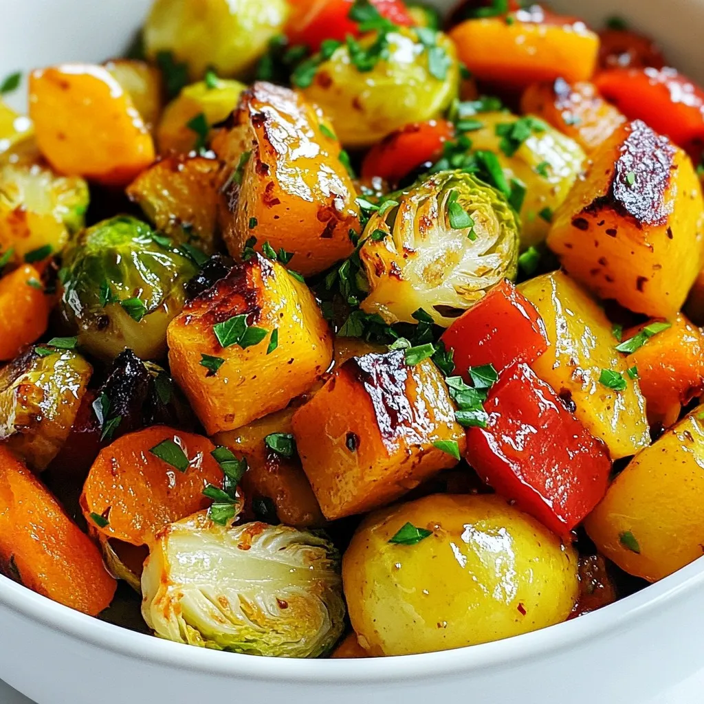 Maple Dijon Roasted Vegetables Flavorful and Easy Recipe