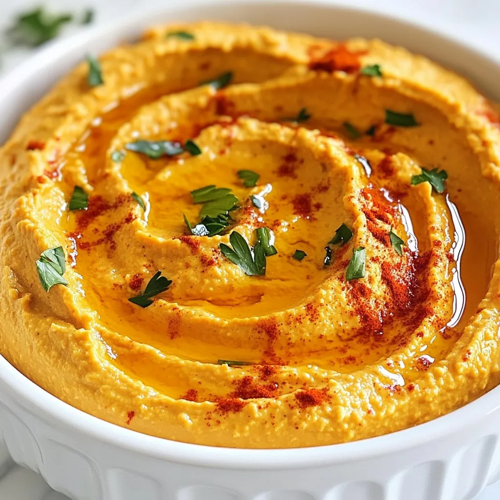 Roasted Red Pepper Hummus Flavorful and Easy Recipe
