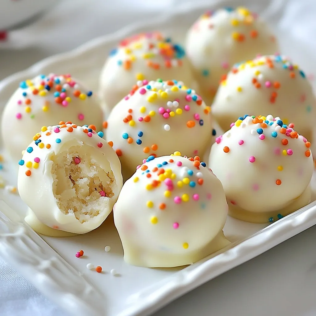Funfetti Sugar Cookie Truffles Delightful Treat Recipe