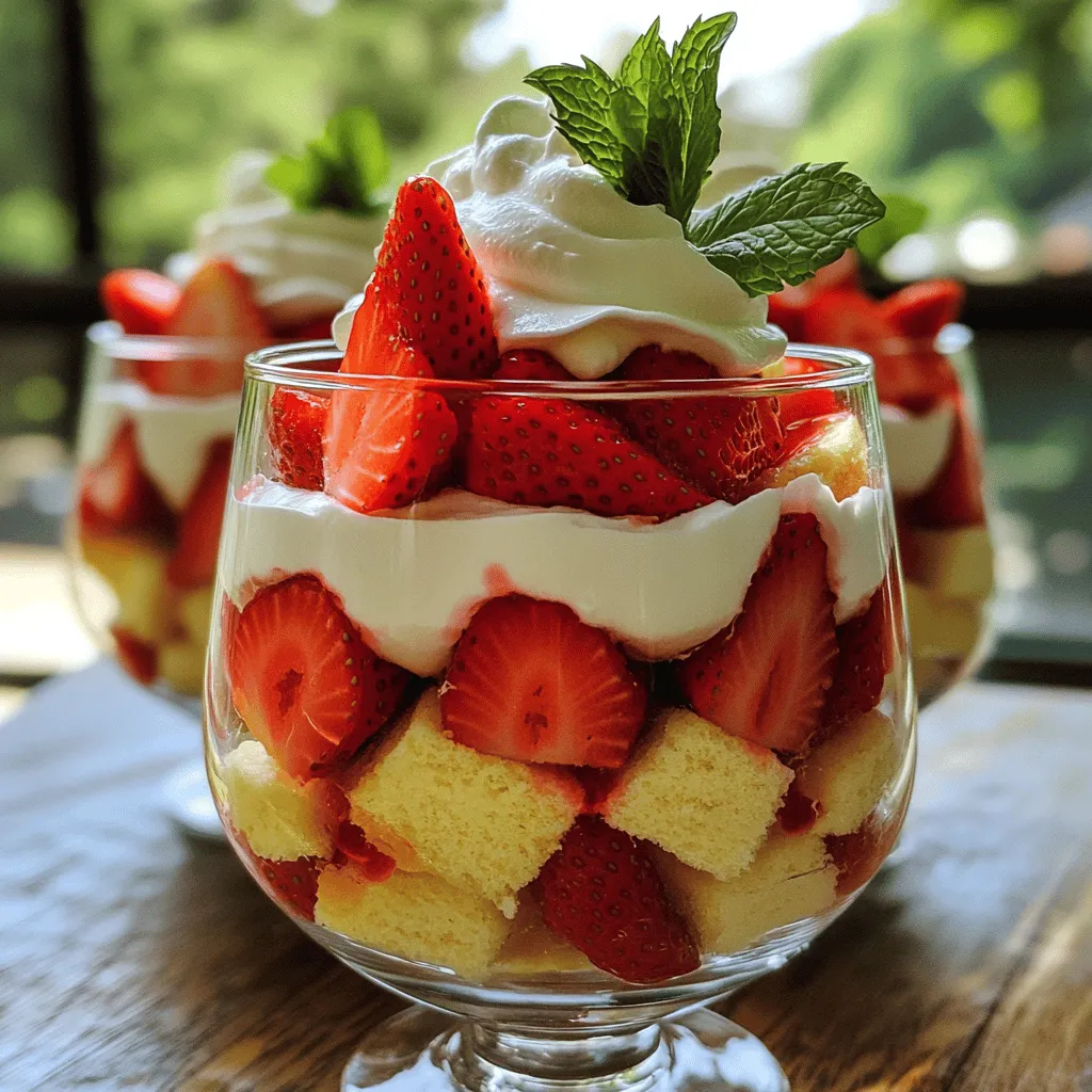 Strawberry Shortcake Trifle Delightful Layered Dessert