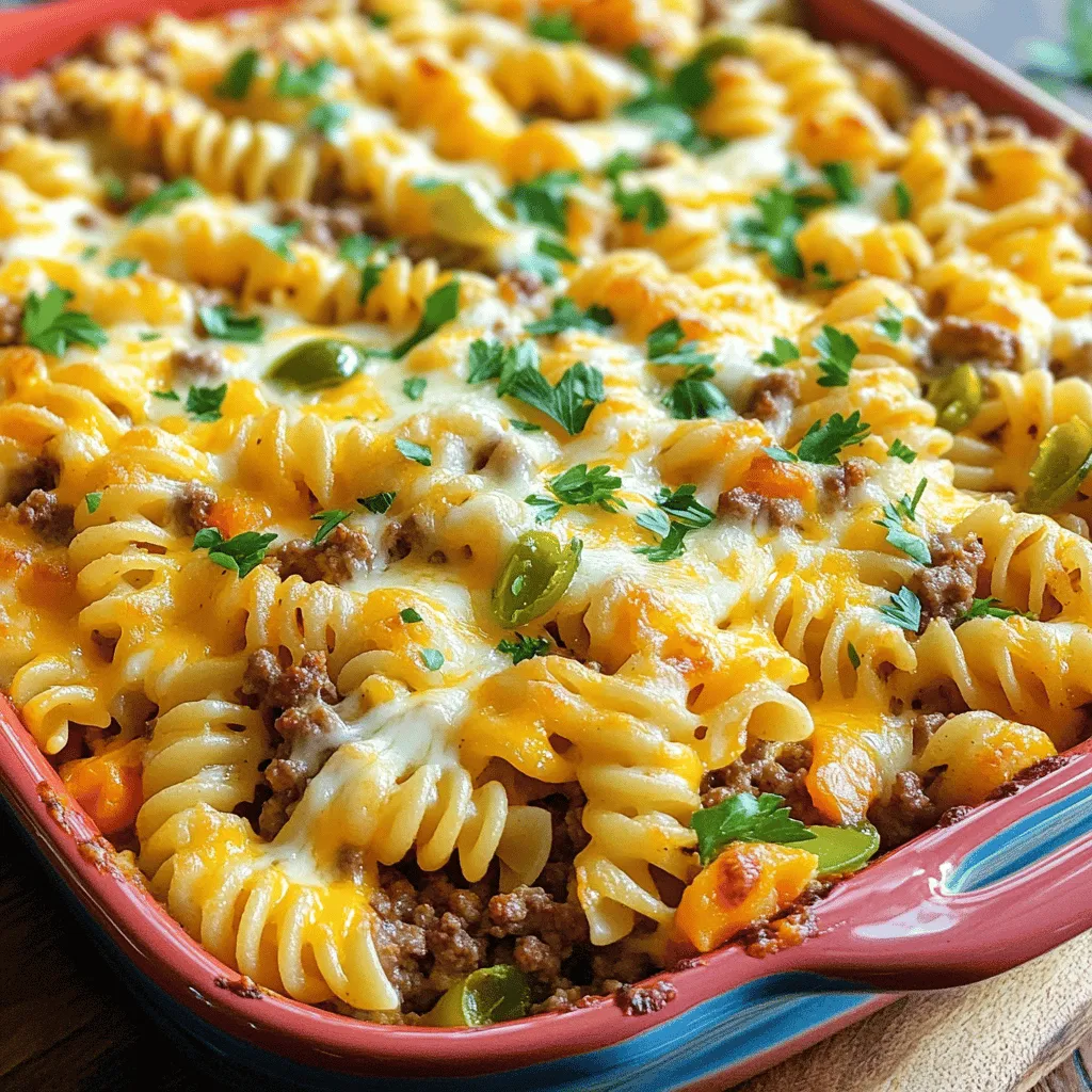 Loaded Cheeseburger Casserole Hearty Family Meal