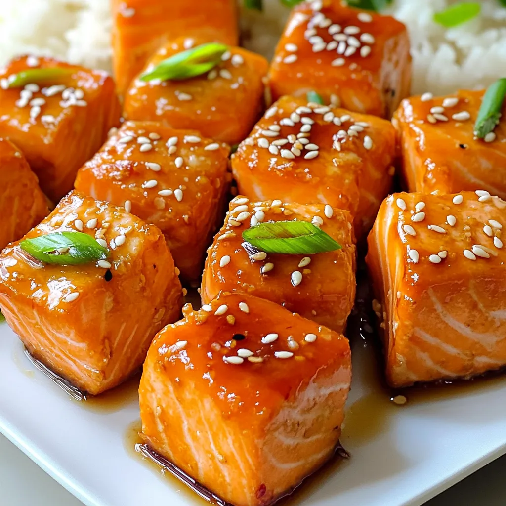 Air Fryer Teriyaki Salmon Bites Flavorful and Simple