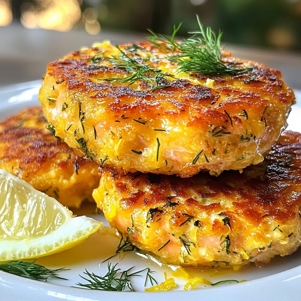 Lemon Dill Salmon Patties Flavorful and Simple Recipe