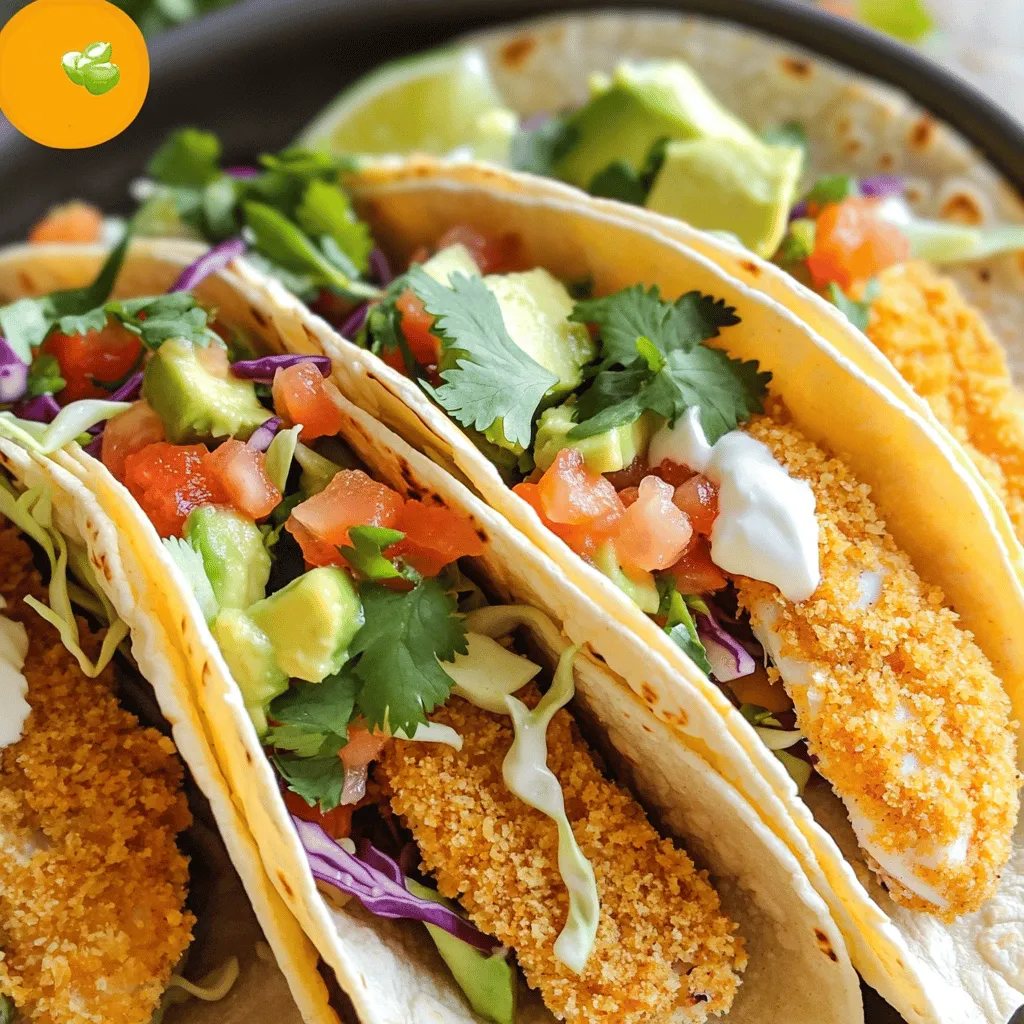 Crispy Air Fryer Fish Tacos Fresh and Flavorful Delight