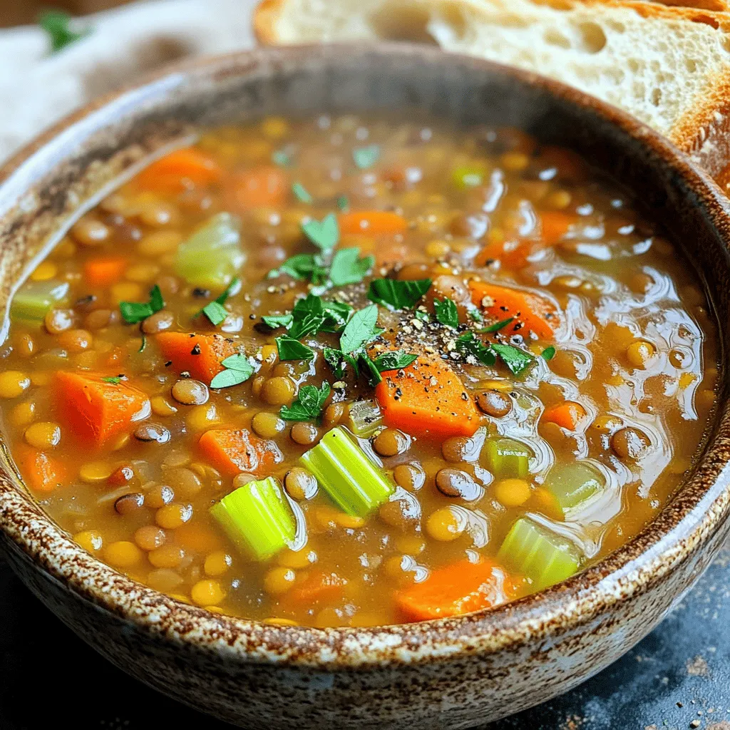 Hearty Lentil Soup Simple Comfort in a Bowl