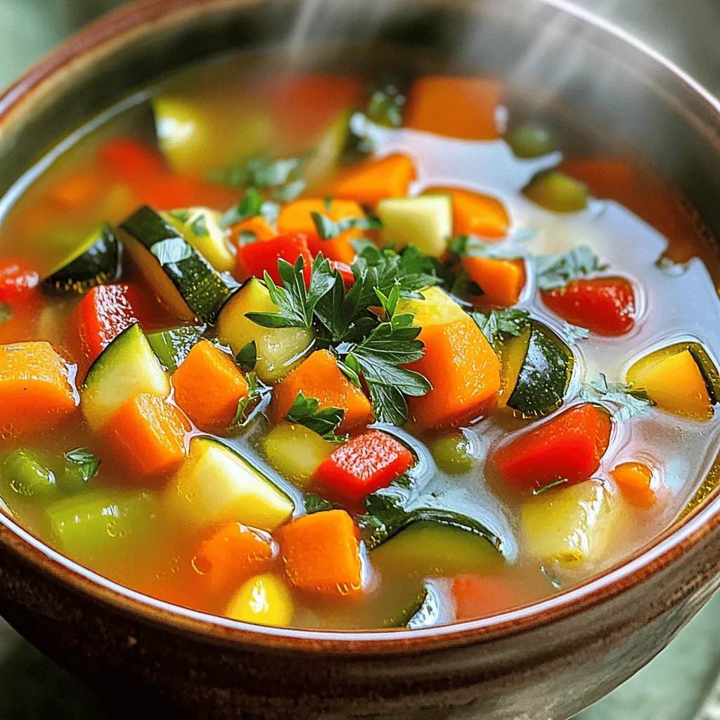 Homemade Vegetable Soup Flavorful and Nourishing Recipe