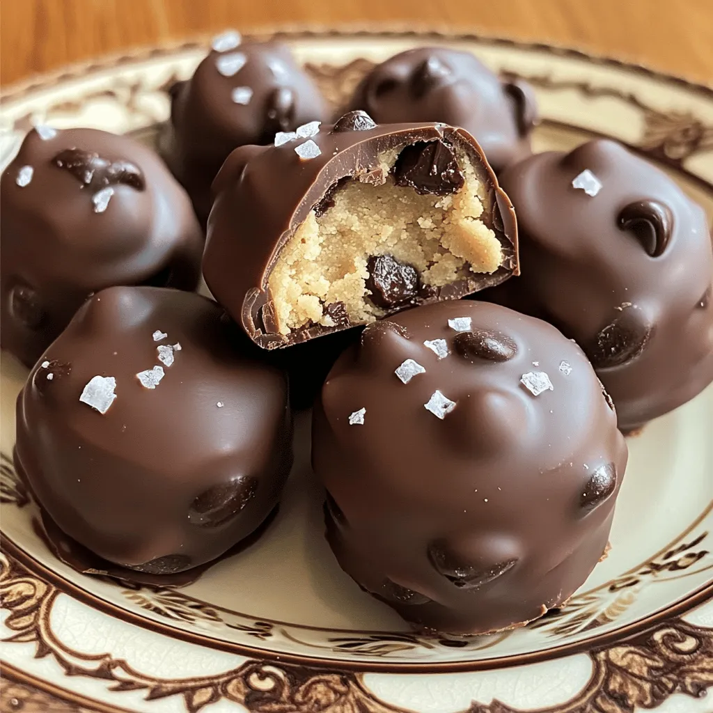 Chocolate Chip Cookie Dough Bites Easy and Fun Treat