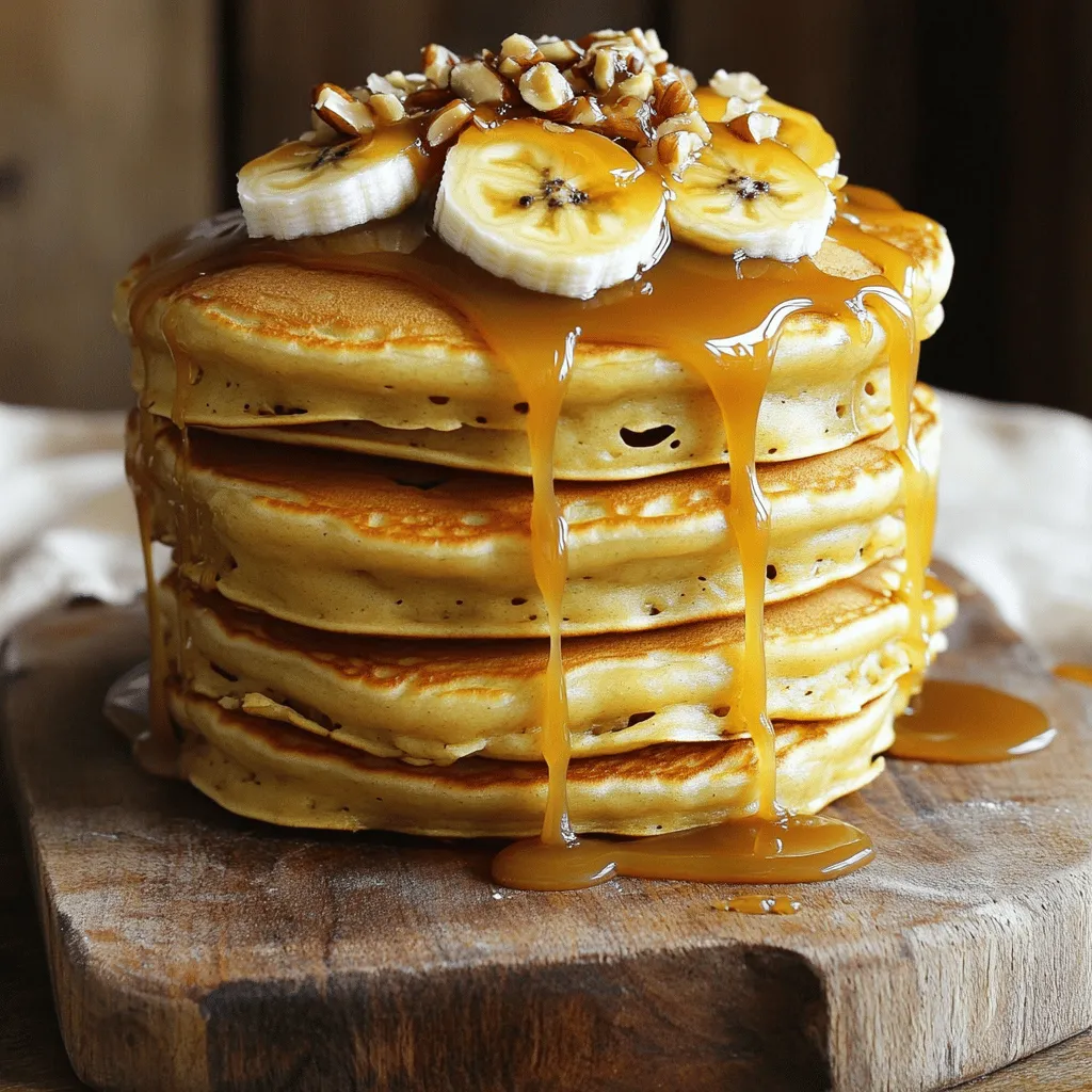 Crave-Worthy Banana Caramel Pancakes Delightful Treat