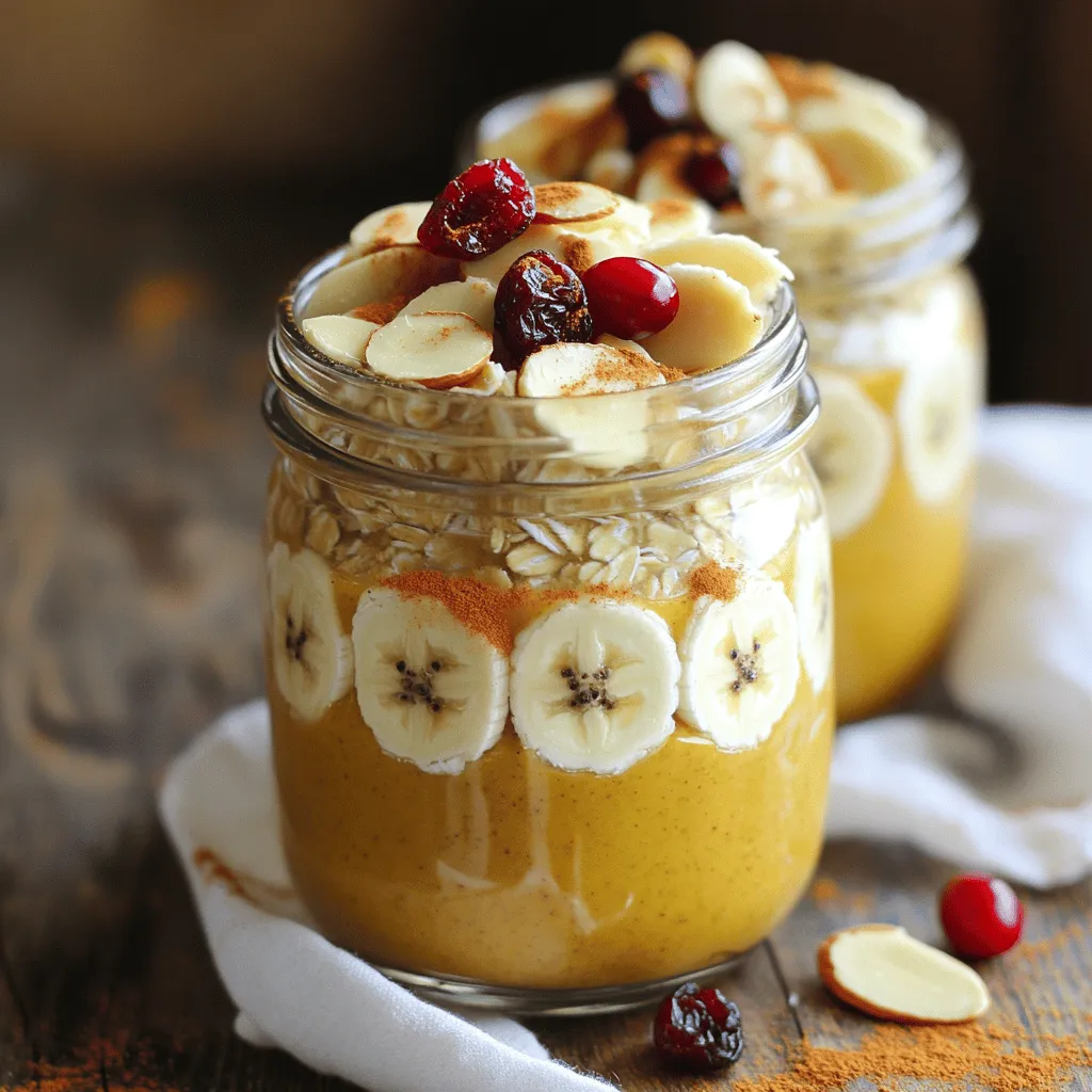 Pumpkin Protein Overnight Oats Easy and Nutritious Dish