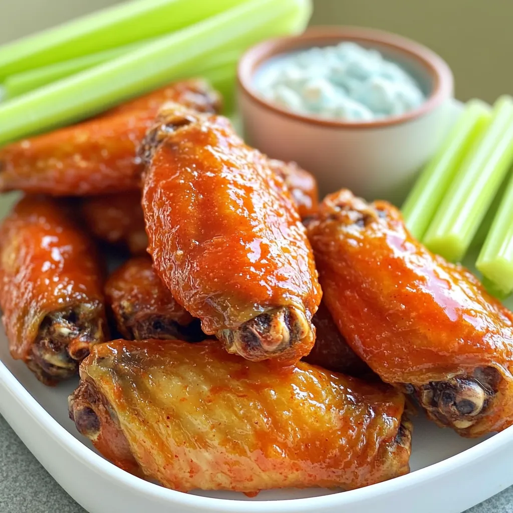 Air Fryer Buffalo Chicken Wings Crispy and Flavorful
