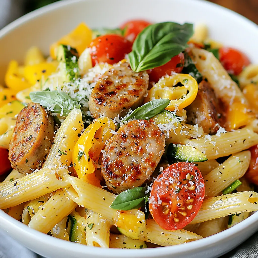 Chicken Sausage Pasta Bowls Flavorful and Simple Meal