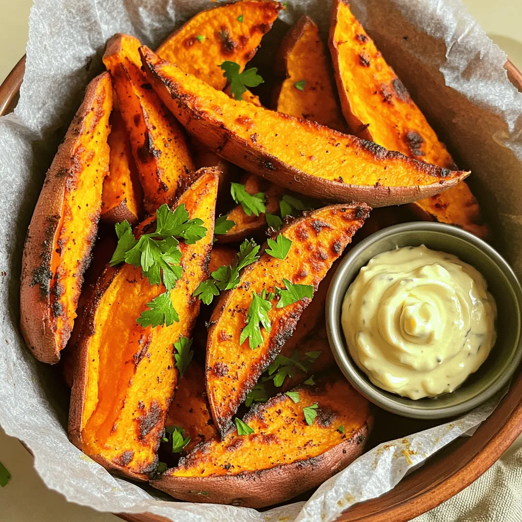 Air Fryer Sweet Potato Wedges Perfectly Crispy Recipe
