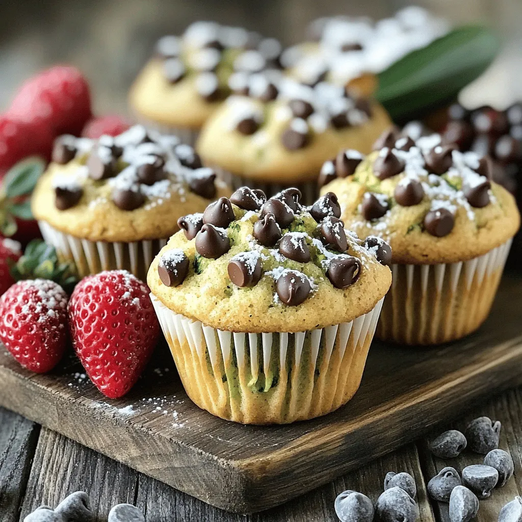 Chocolate Chip Zucchini Muffins Delightful and Easy