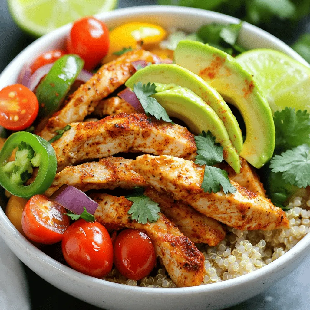 Easy Chicken Fajita Bowls Quick and Simple Recipe