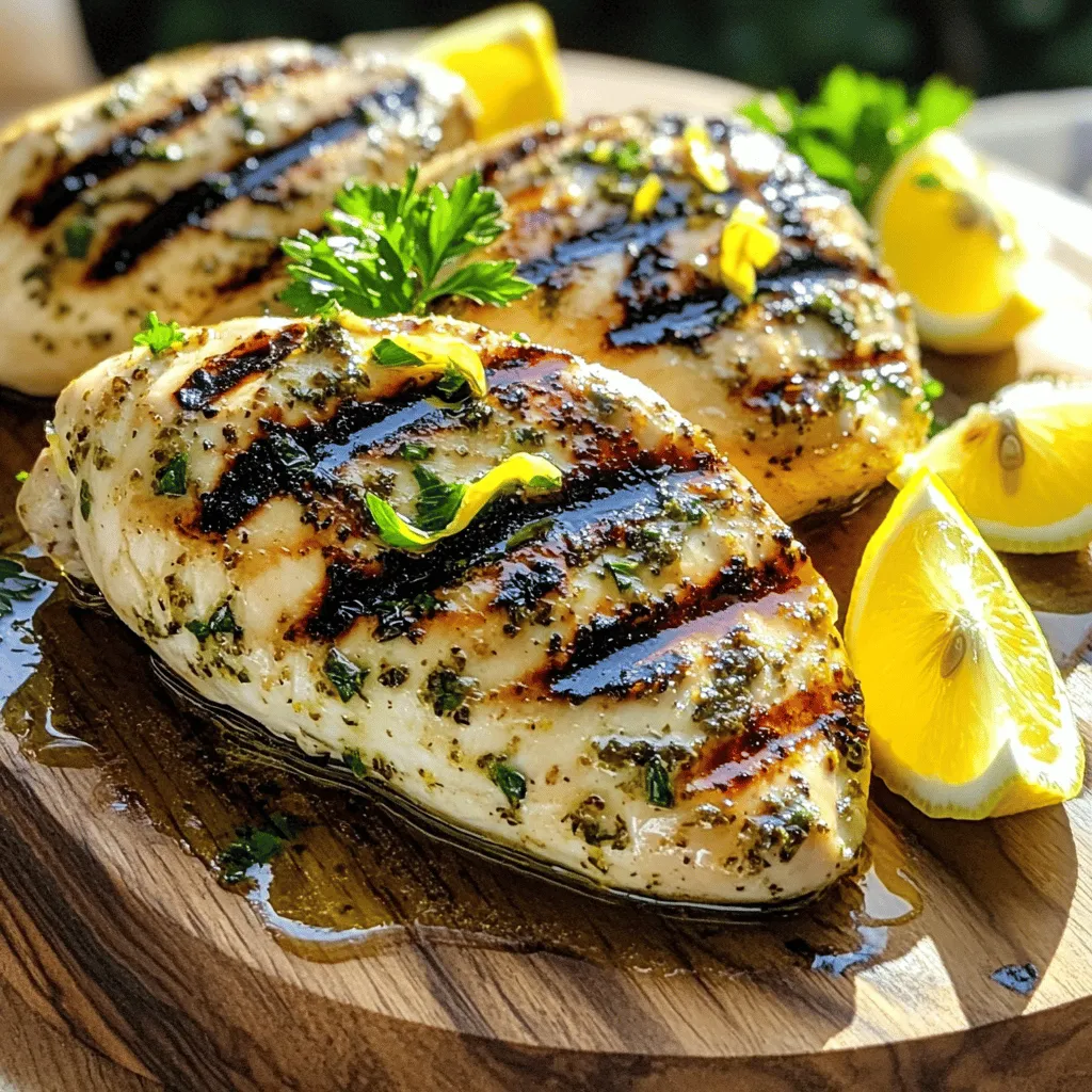 Zesty Lemon Herb Grilled Chicken Flavorful Summer Dish