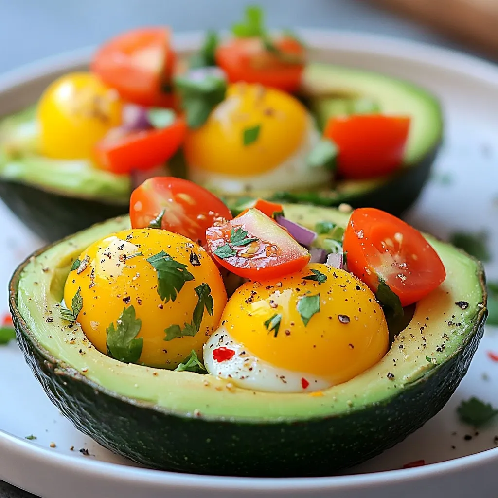 Avocado Egg Breakfast Cups Simple and Tasty Meal