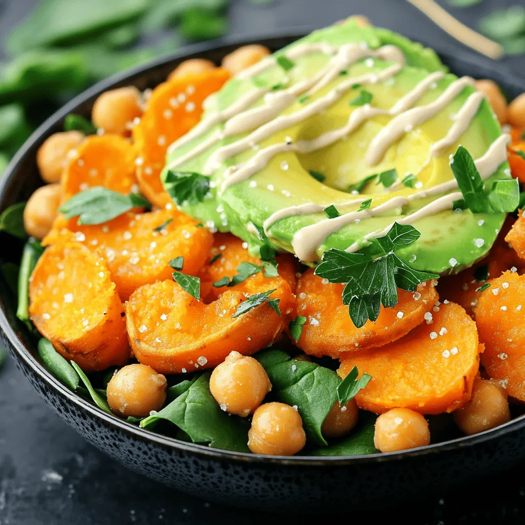 Savory Sweet Potato Chickpea Bowl Recipe Delight