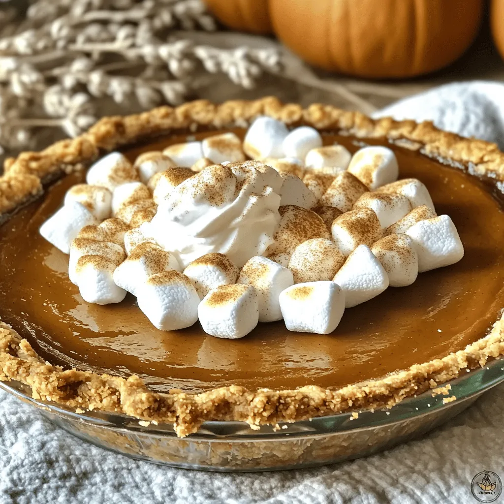 Toasted Marshmallow Pumpkin Pie Irresistible Flavor Delight