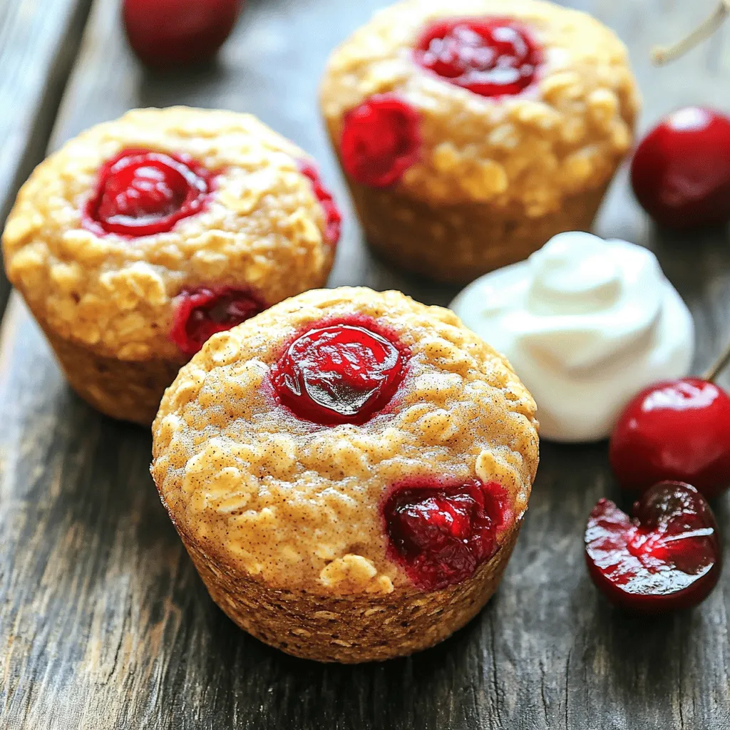 Cherry Oatmeal Muffins Irresistible and Flavorful Treat