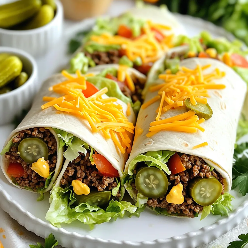 Big Mac Wraps Powerful and Flavorful Meal Option