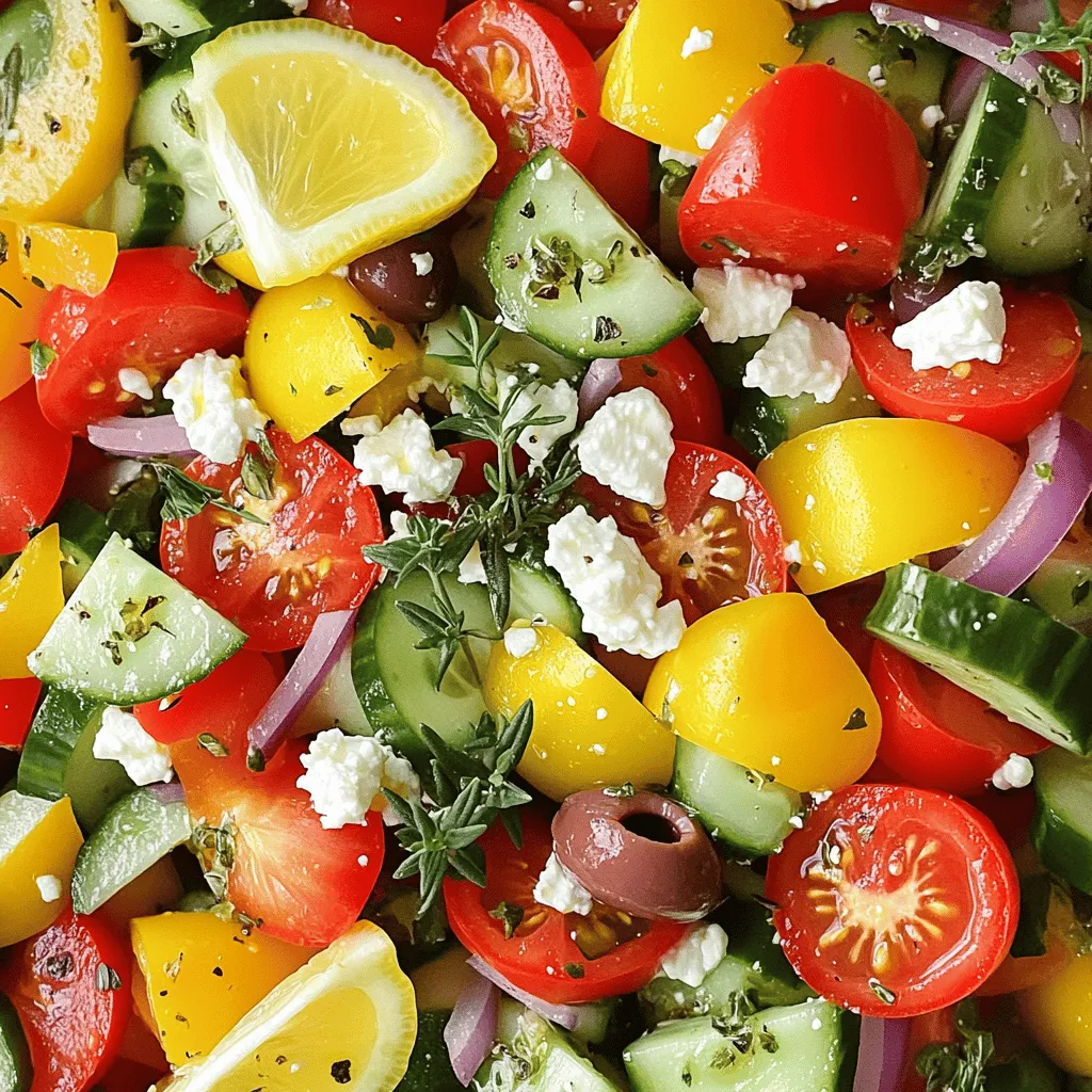 Classic Greek Salad Healthy and Fresh Delight