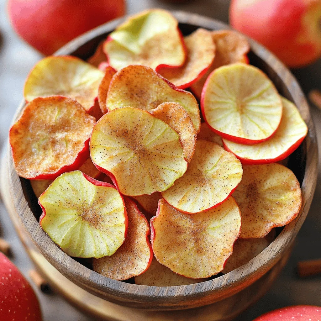 Easy Baked Cinnamon Apple Chips Tasty Healthy Snack