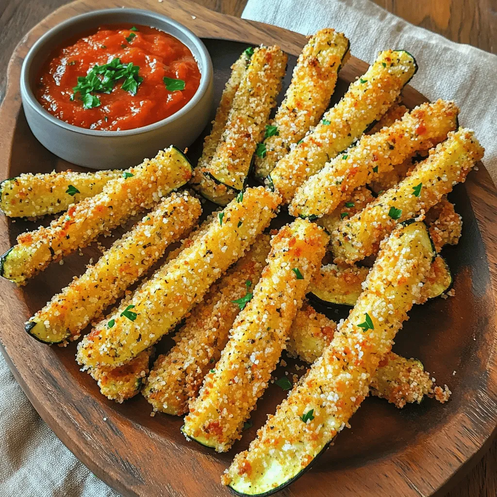 Crispy Parmesan Zucchini Fries Easy and Tasty Snack