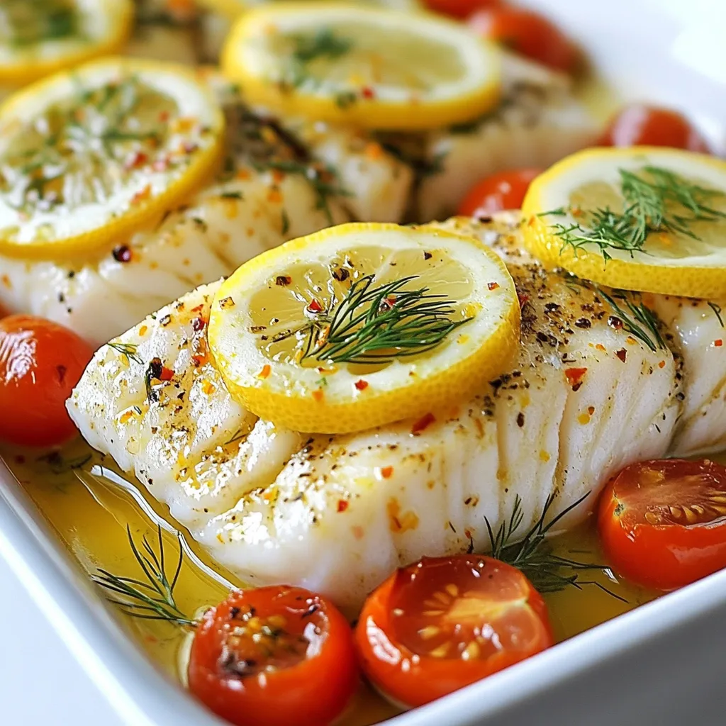 Lemon Dill Baked Cod Simple and Flavorful Recipe