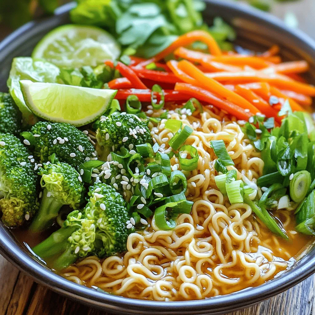 Sesame Garlic Ramen Noodles Quick and Flavorful Meal