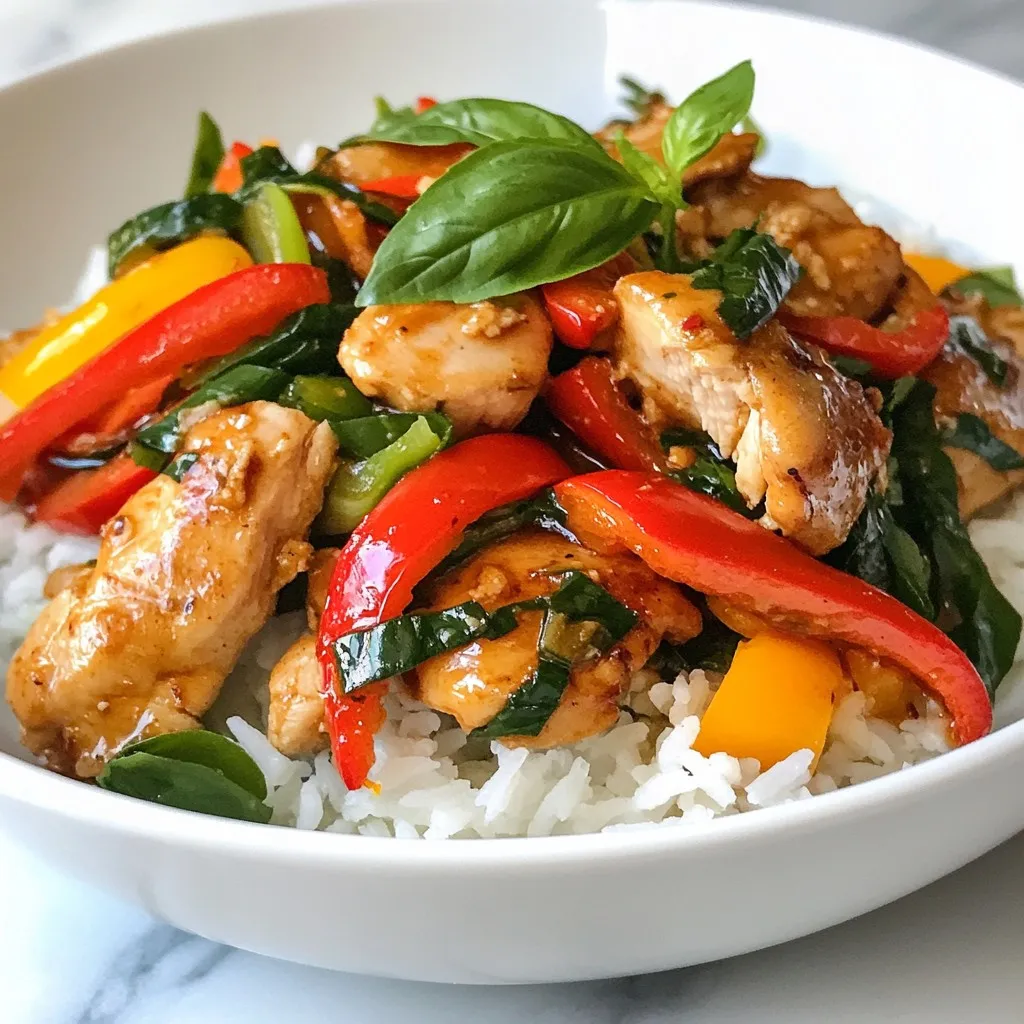 Thai Basil Chicken Stir-Fry Quick and Flavorful Meal