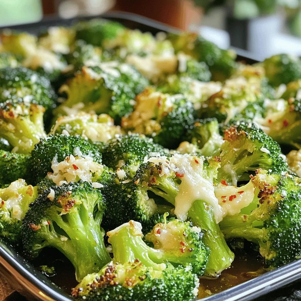 Roasted Garlic Parmesan Broccoli Simple and Tasty Dish
