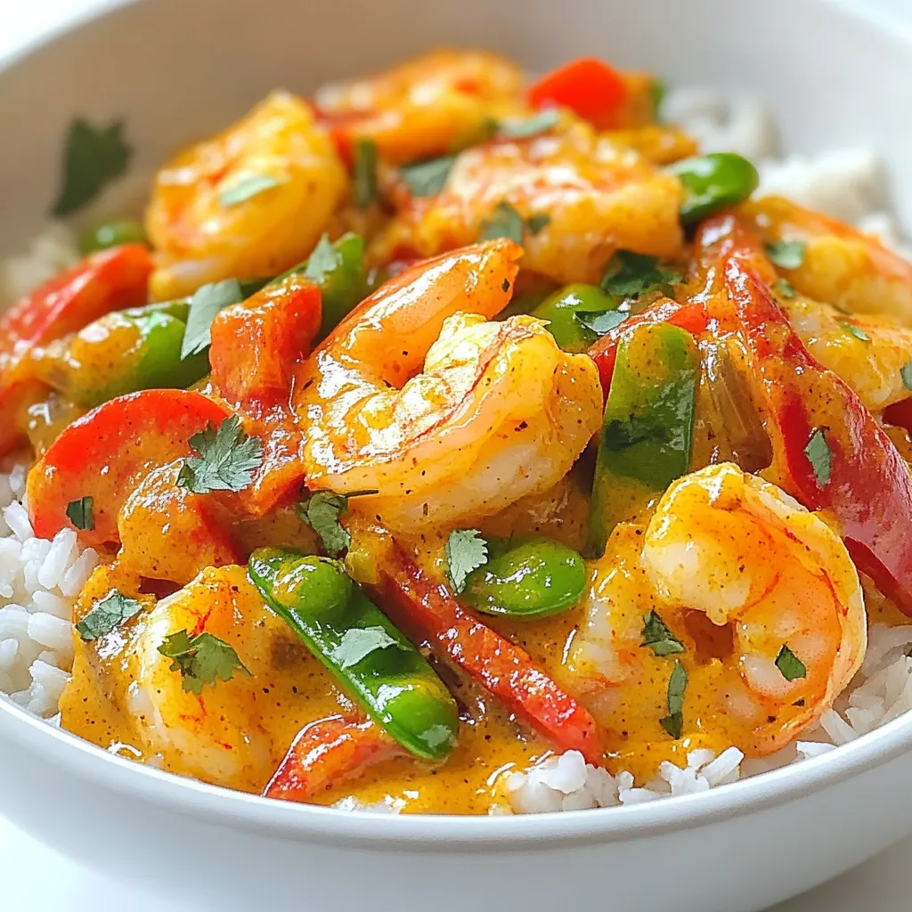 Spicy Coconut Curry Shrimp Flavorful and Easy Recipe