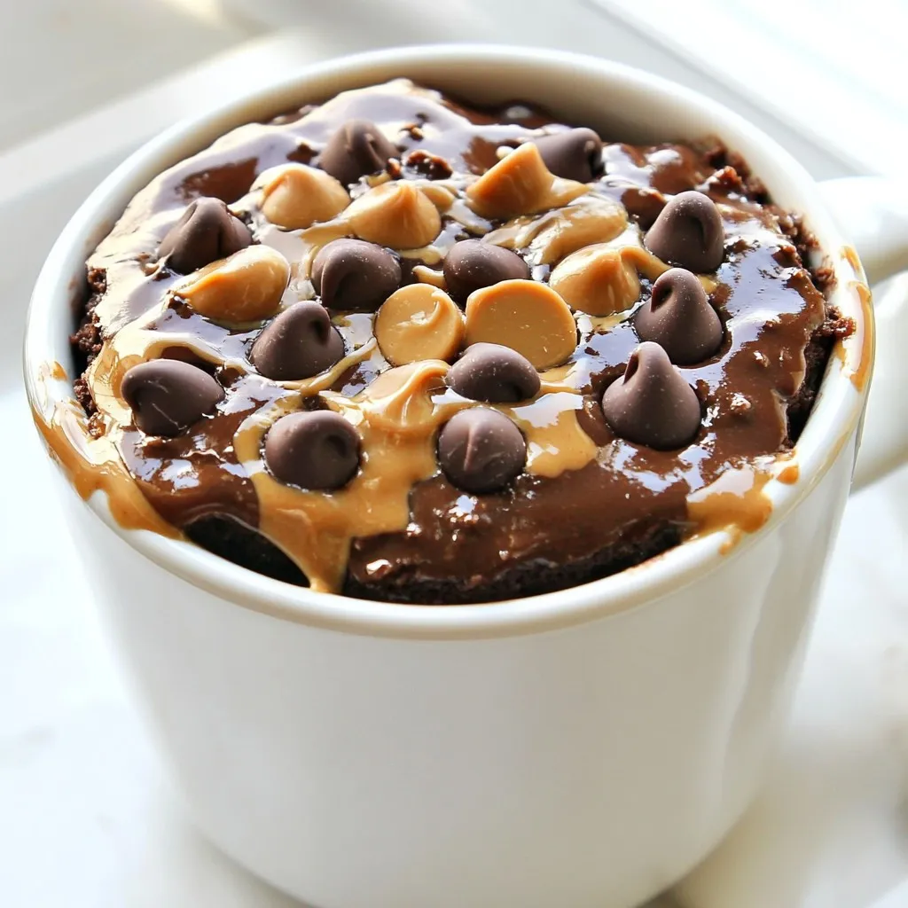 Chocolate Peanut Butter Mug Cake Simple and Tasty Treat