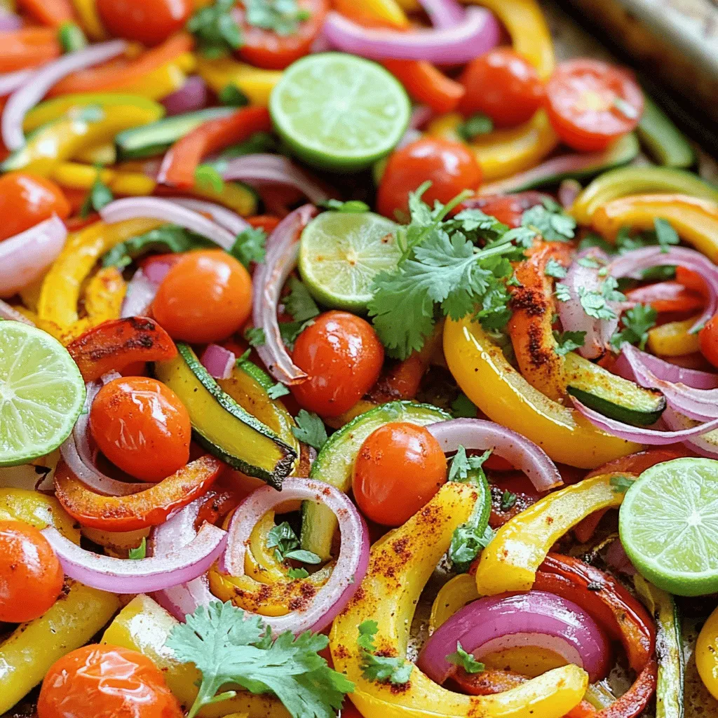 Sheet Pan Fajita Veggies Simple and Tasty Meal