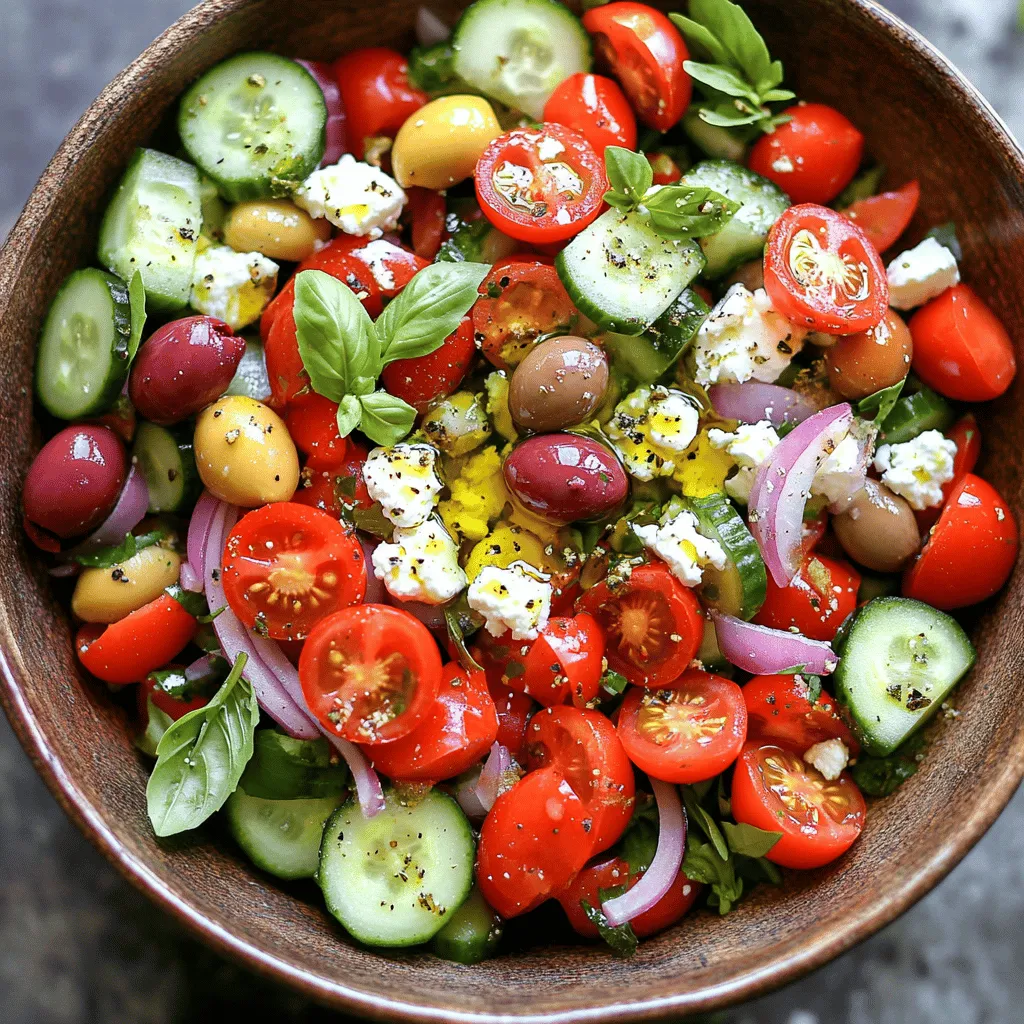 Simple Greek Salad Fresh and Flavorful Delight