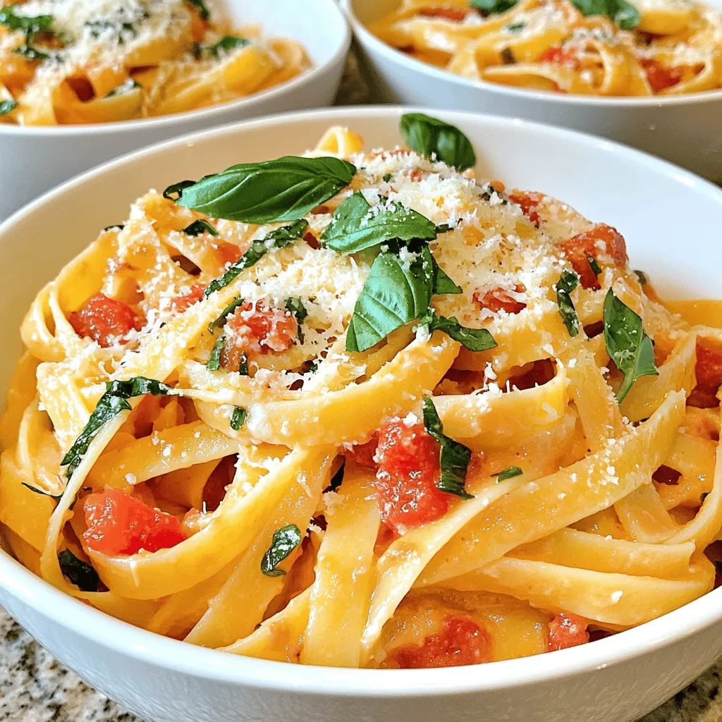 Creamy Tomato Basil Pasta Simple and Flavorful Dish