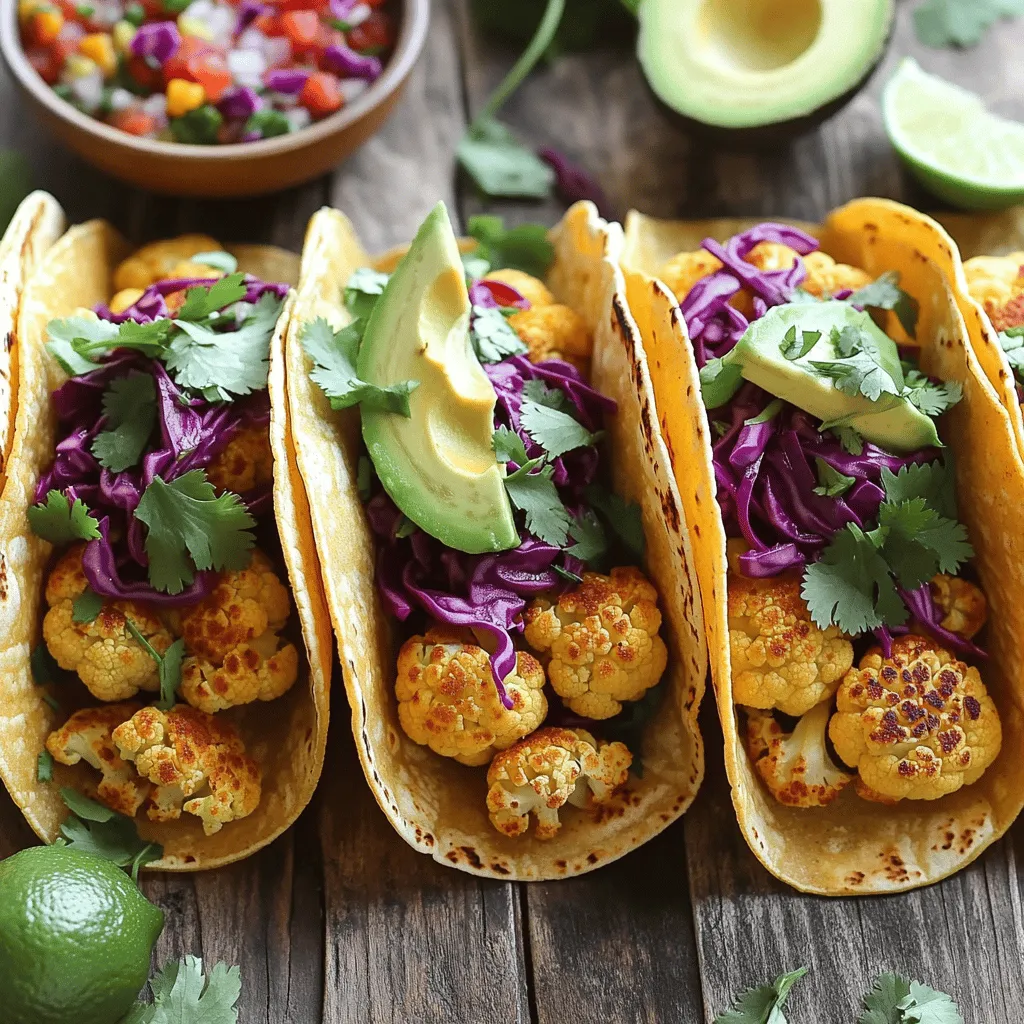 Vegan Cauliflower Tacos Tasty and Easy Meal Idea