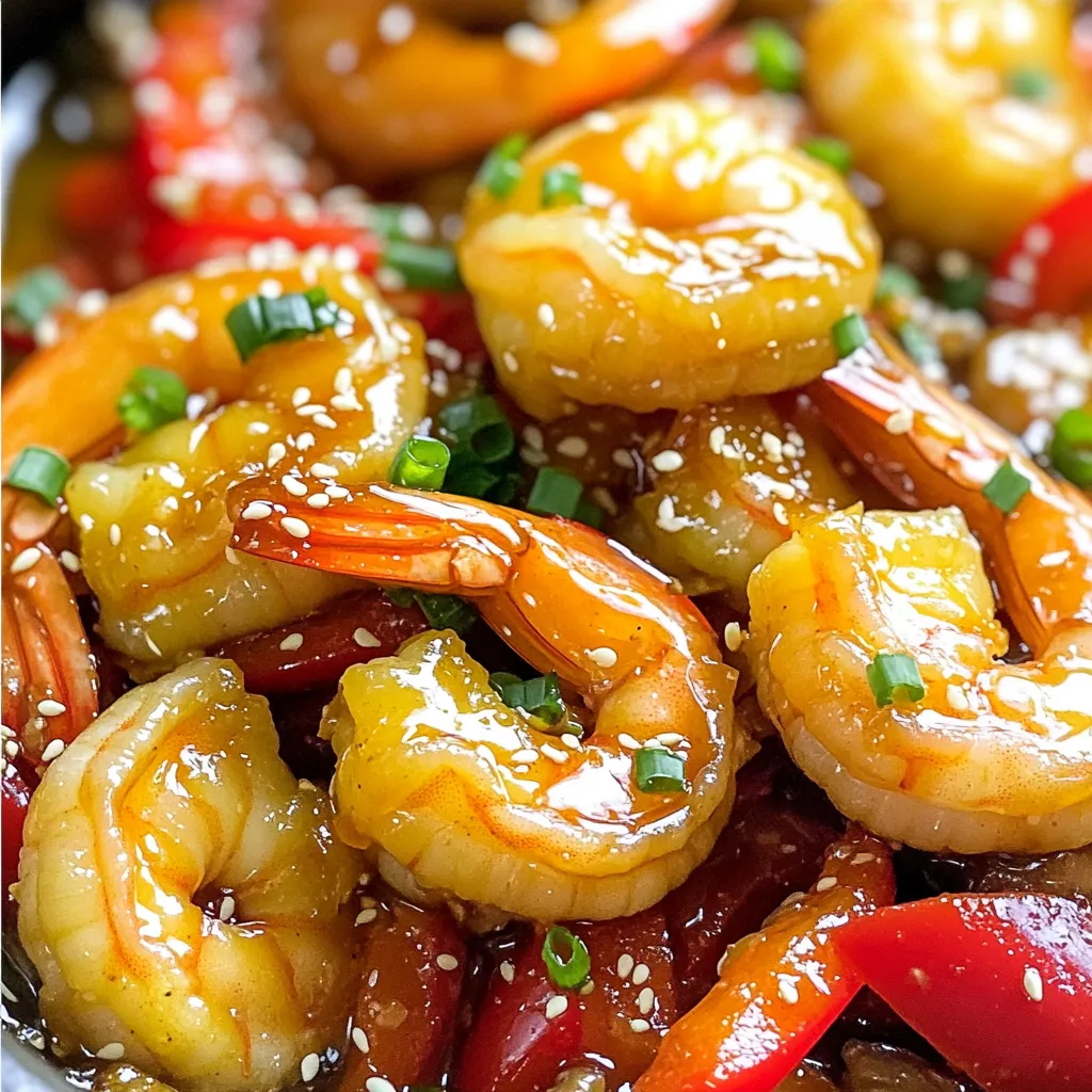 Minute Honey Garlic Shrimp Skillet Flavorful Meal Ready