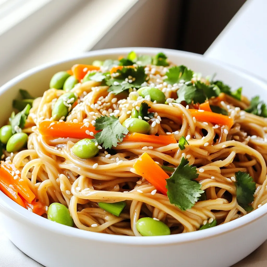 Spicy Sesame Soba Noodles in 15 Minutes Delight