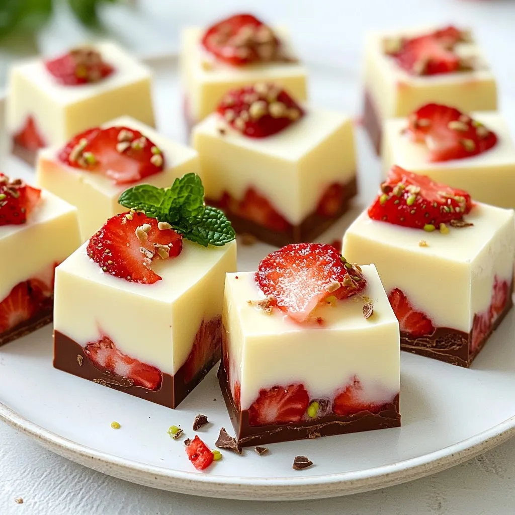 Chocolate Dipped Strawberry Fudge Easy and Delicious Treat