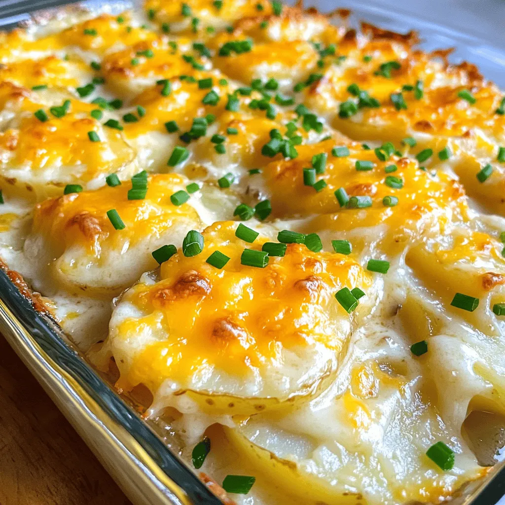 Cheesy Scalloped Potatoes Delightful Comfort Food Dish