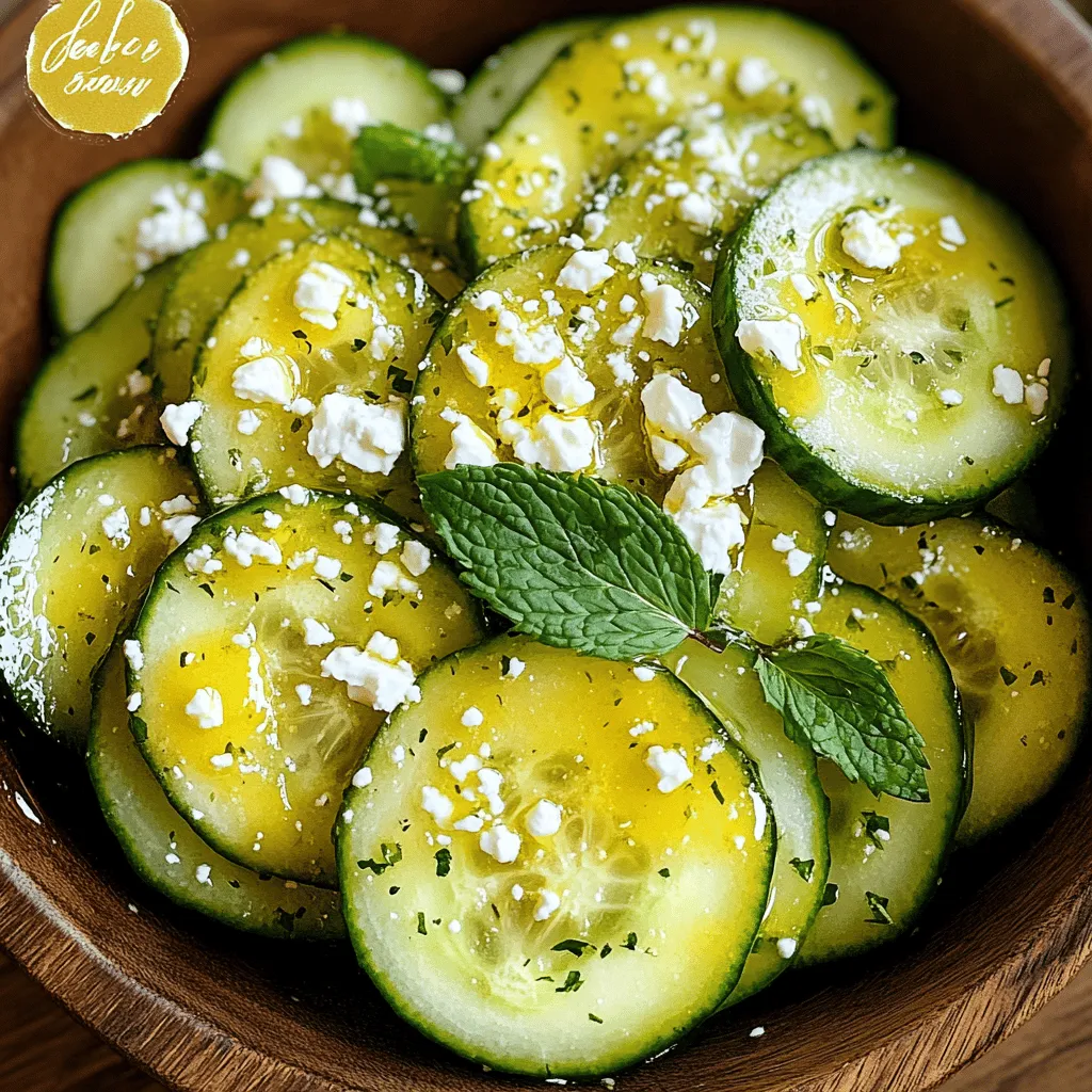 Honey Lemon Cucumber Salad Refreshing and Crisp Delight