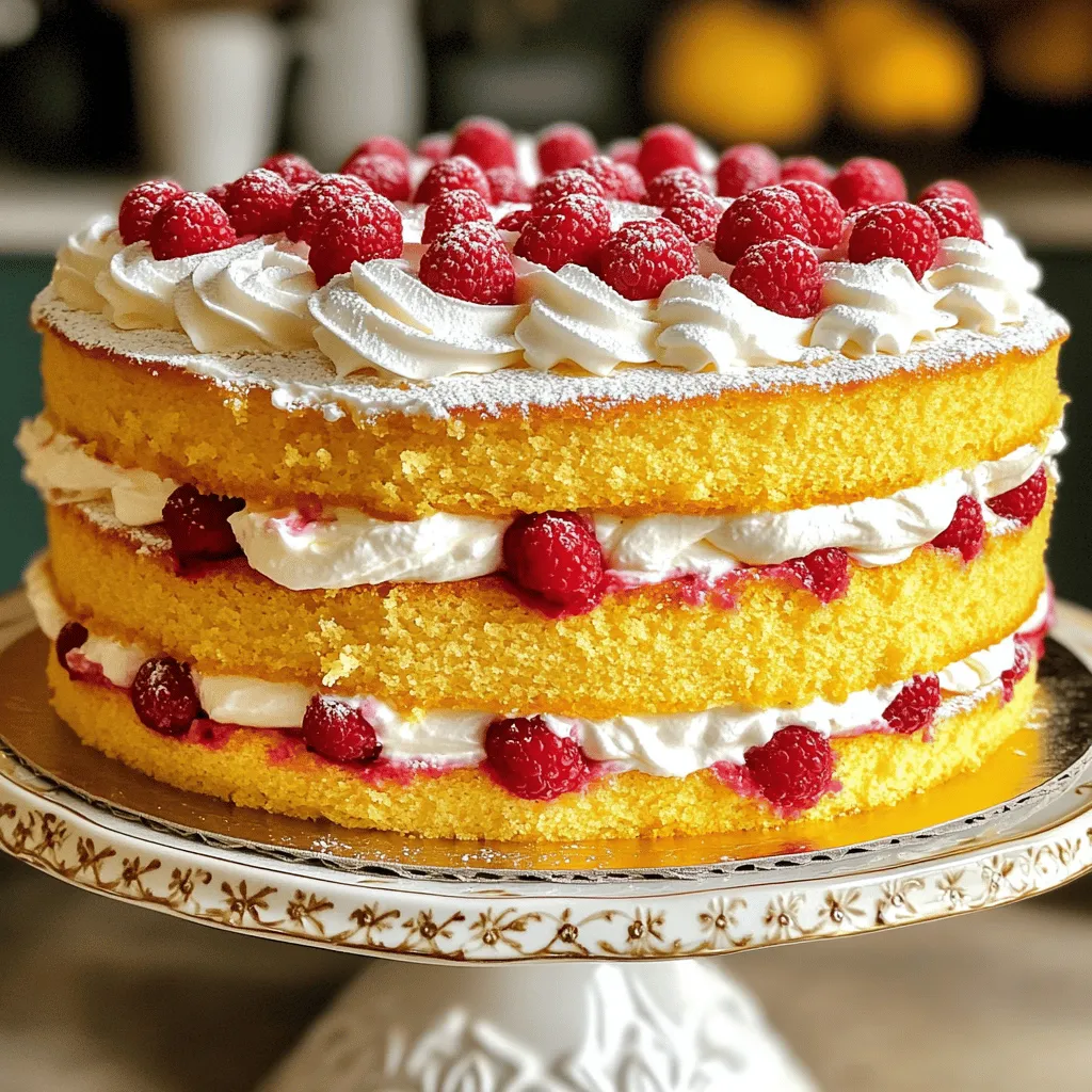 Lemon Raspberry Layer Cake Delightful and Simple Recipe