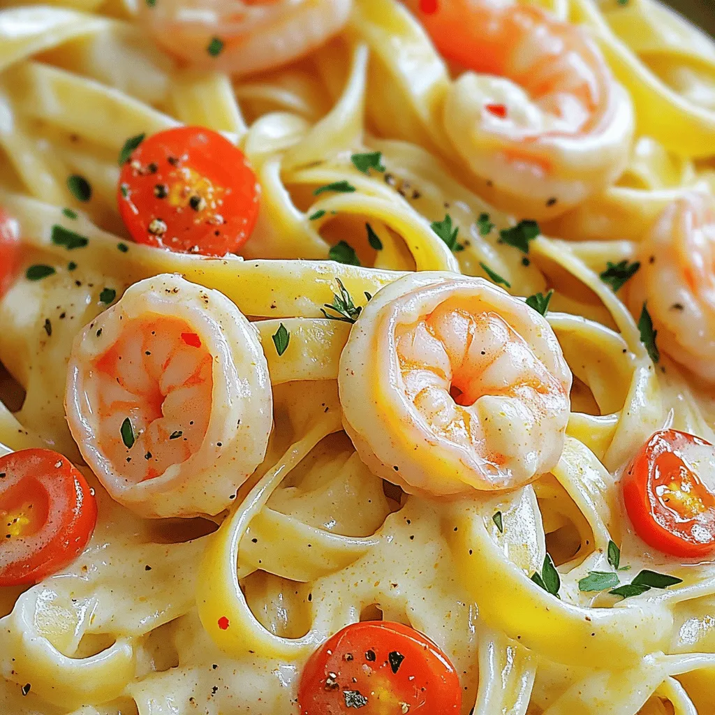 Creamy Cajun Shrimp Alfredo Quick and Tasty Dish