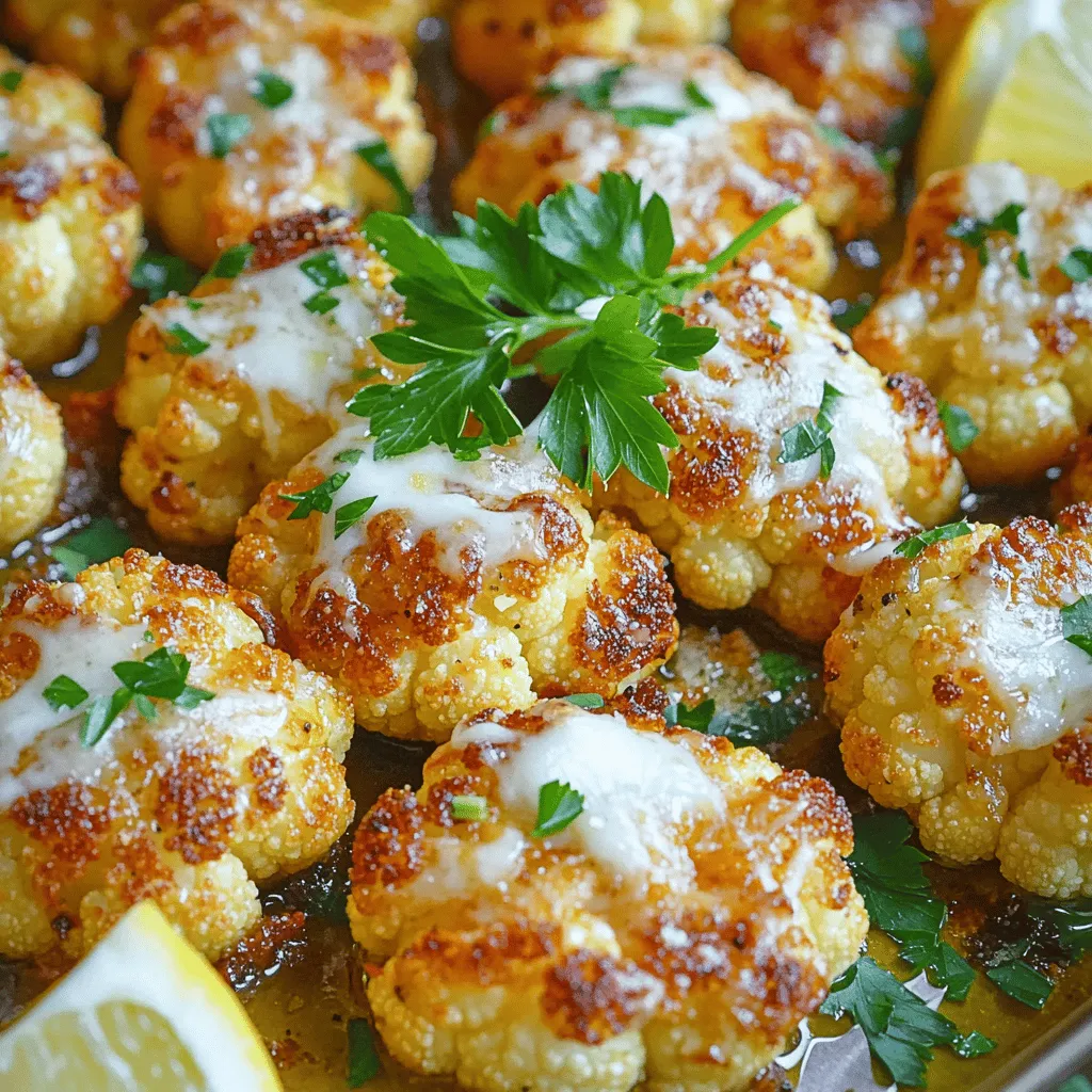 Garlic Parmesan Roasted Cauliflower Delightful Recipe