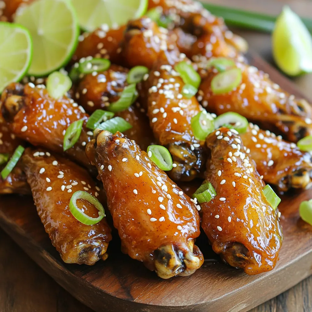 Crispy Honey Garlic Wings Air Fryer Simple Recipe
