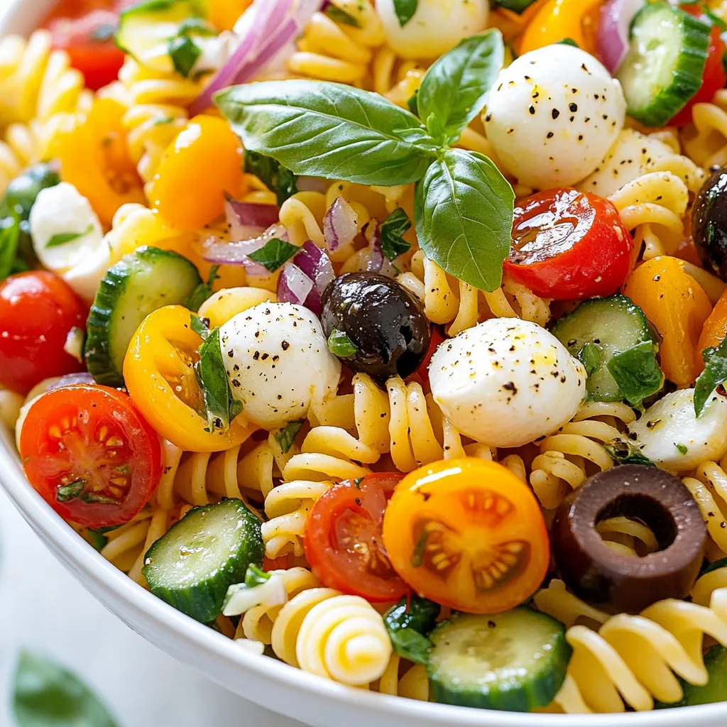 Classic Pasta Salad Tasty and Easy Summer Dish