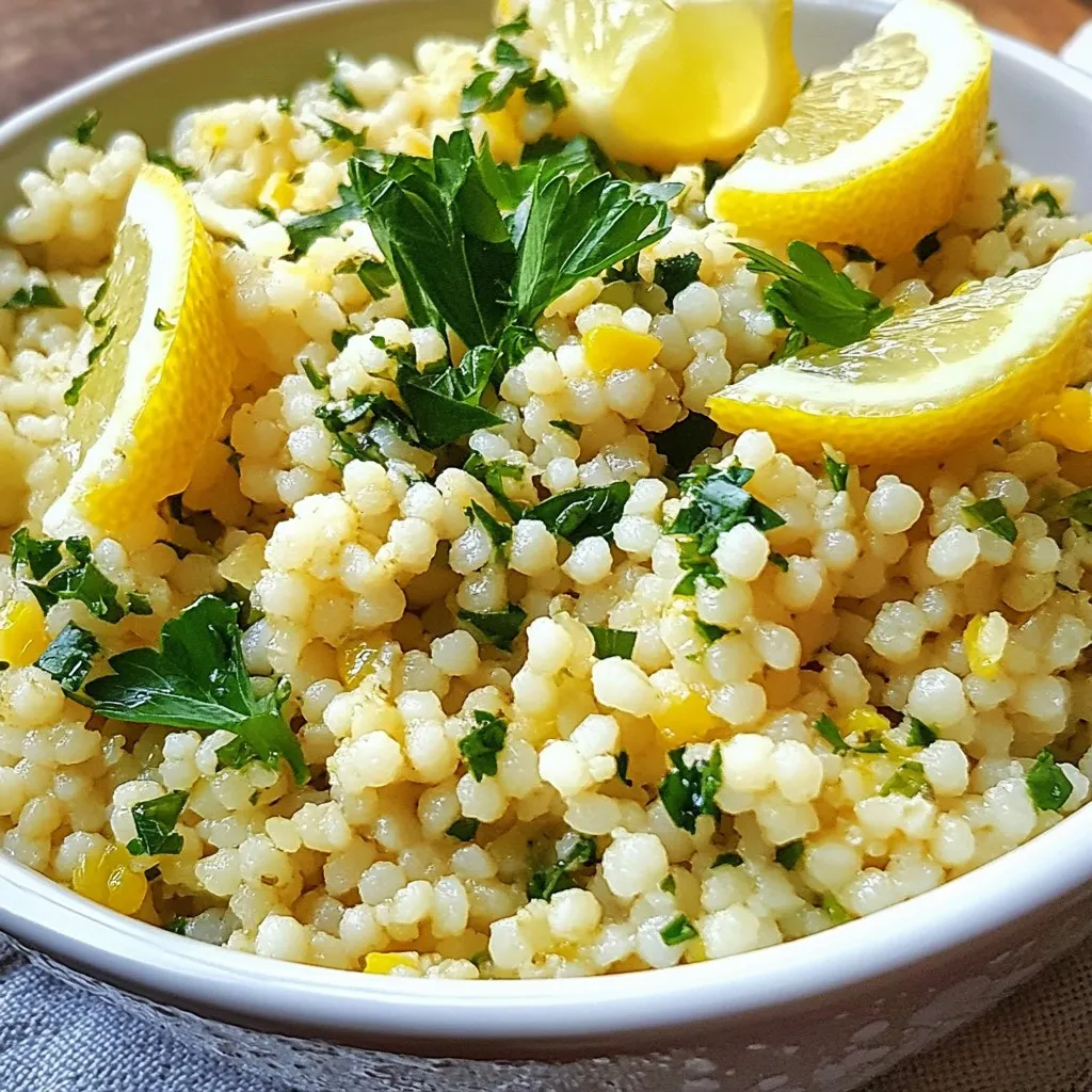 Lemon Herb Couscous Tasty and Simple Side Dish
