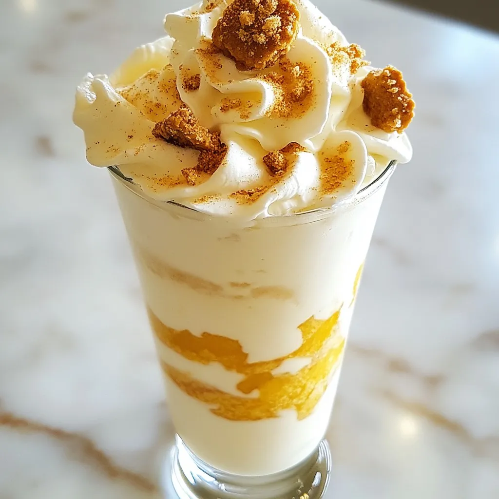 Gingerbread Milkshake Rich Flavorful Holiday Treat