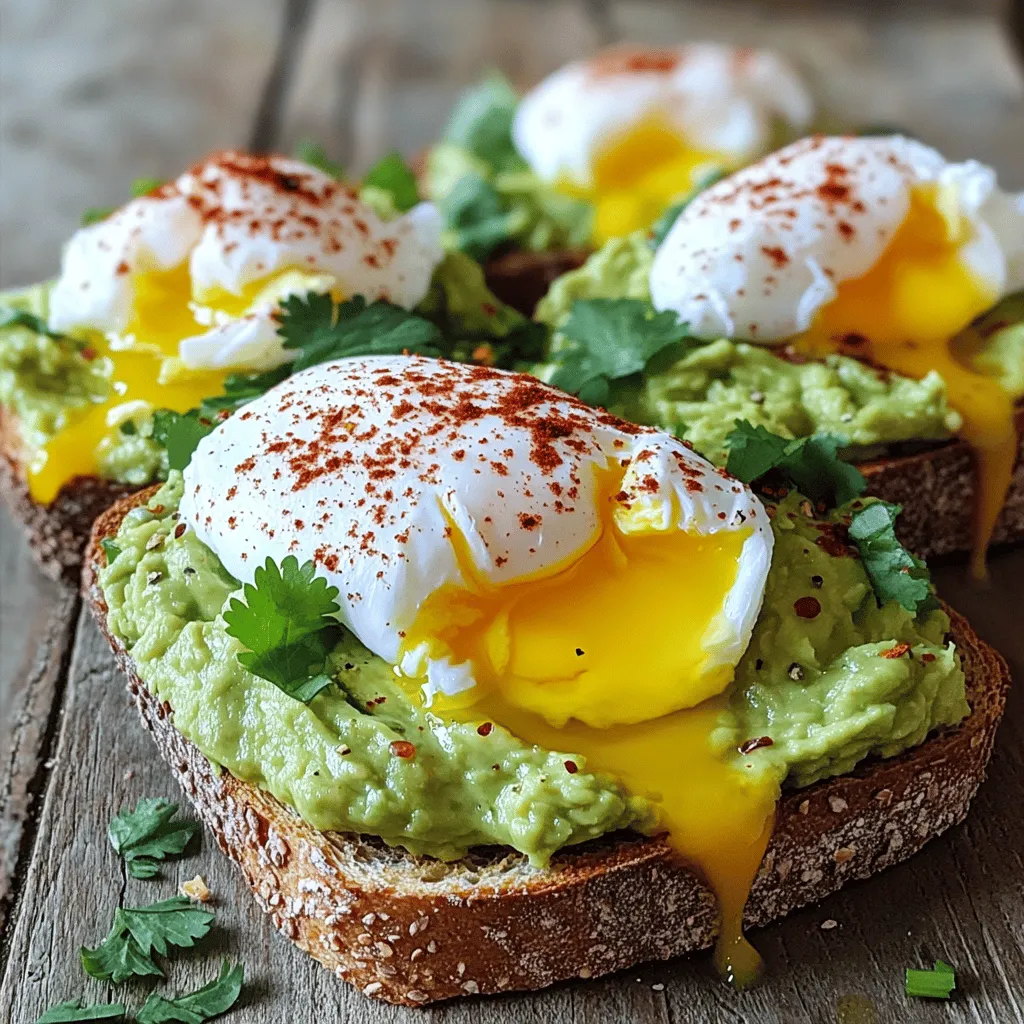 Savory Avocado Toast with Poached Egg Recipe